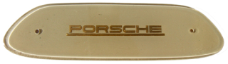 Záslepka rádia hnědá/palubní deska - Porsche 356 /A/B/C (1950 » 65)