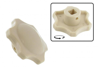 Kolečko regulace topení/slonová kost - Typ 1/2/3/14 (1952 » 67)