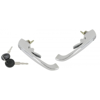 Kliky dveří/chrom/jeden klíč - Typ 2/181 (1968 » 79)