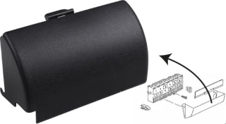 Kryt bloku pojistek/černý - Typ 25 (1985 » 92)